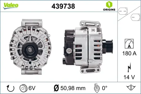 Генератор Valeo 439738