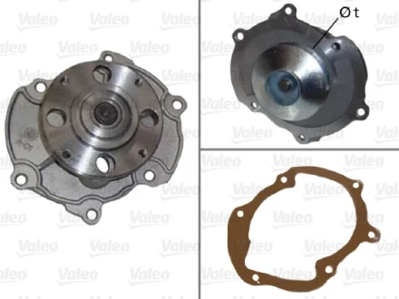 OPEL помпа води Insignia,Vectra C,Chevrolet,Cadillac,Saab 2.8/3.2/3.6 05 Valeo 506866