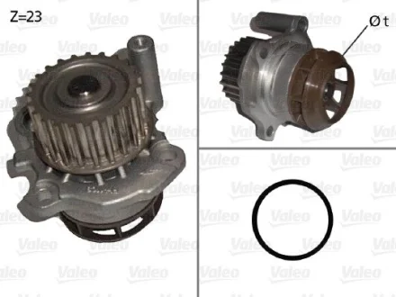 VW помпа води Golf,Passat,Touran,Octavia Valeo 506876