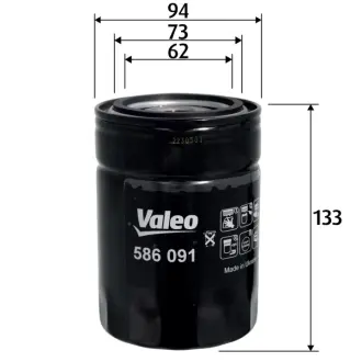 Фільтр масляний Valeo 586091