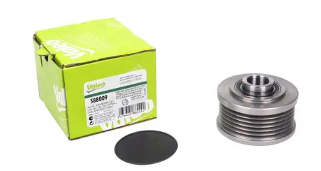 Шків генератора ALFA ROMEO 145, 146, 147, 156, 159, 166, GT FIAT BRAVA, BRAVO I, BRAVO II, CROMA, DOBLO, DOBLO/MINIVAN, GRANDE PUNTO, IDEA, MAREA, MULTIPLA, PALIO, PUNTO 1.3D-2.4D 07.94- Valeo 588009