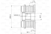 Шків генератора AUDI A4 B5, A4 B6, A6 C5, A8 D3, ALLROAD C5 SKODA SUPERB I VW PASSAT B5, PASSAT B5.5 1.6-3.0 11.94-03.08 Valeo 588041 (фото 2)
