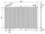 Радіатор двигуна (мкпп) SUZUKI GRAND VITARA II 2.4 01.09- Valeo 701243 (фото 1)