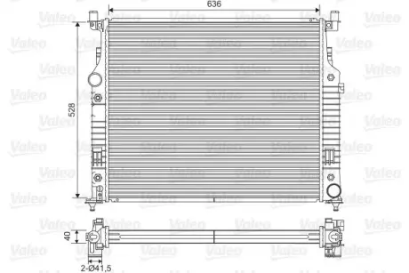 Радіатор Valeo 701569