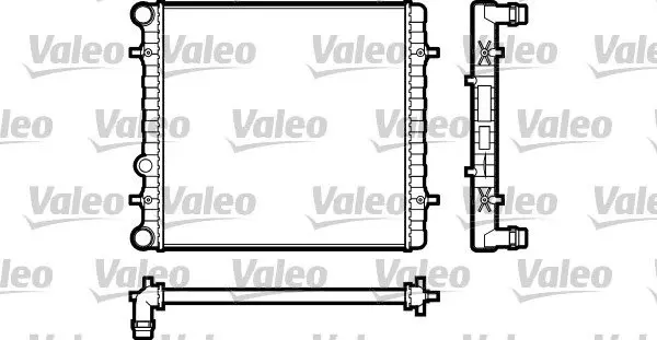 VALEO AUDI Радіатор охолодження A3,GOLF IV 96-10 Valeo 731606 (фото 1)