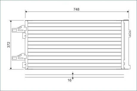Радіатор кондиціонера JUMPER/BOXER 2.0-3.0 06- Valeo 814085