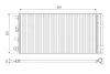 Конденсатор кондиціонера (з осушувачем) DACIA DUSTER, DUSTER/SUV RENAULT DUSTER 1.5D 04.10- Valeo 814178 (фото 1)
