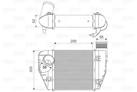 Інтеркулер AUDI A6 C6 2.0/2.0D 07.04-08.11 Valeo 818326