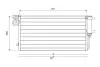 Конденсатор кондиціонера (з осушувачем) FORD C-MAX II, FOCUS III, FOCUS III/HATCHBACK, FOCUS III/KOMBI, GRAND C-MAX, KUGA II, TOURNEO CONNECT V408 NADWOZIE WIELKO, TRANSIT CONNECT 1.5-2.3 09.14- Valeo 822690 (фото 1)