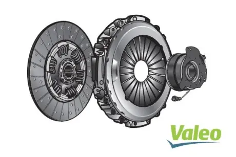 Комплект зчеплення (430мм) DAF CF, XF 106, XF II 10.8/10.8D 10.12- Valeo 827653 (фото 1)