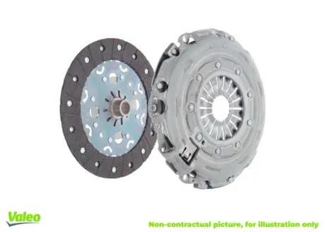 Комплект зчеплення (240мм) HYUNDAI I40 I, I40 I CW, TUCSON, TUCSON/SUV KIA CARENS IV, OPTIMA, SPORTAGE IV 1.6D/1.6DH/1.7D 07.11- Valeo 828472 (фото 1)