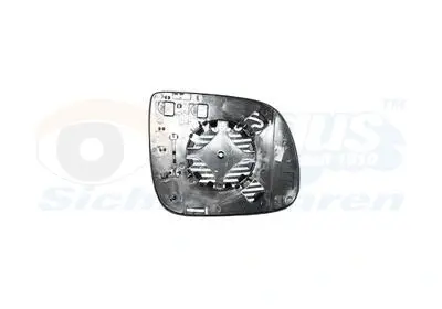 Скло дзеркала (з підігрівом) Audi Q5/Q7 06-15 (L) Van Wezel 0380837 (фото 1)