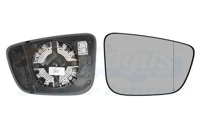 Скло дзеркала (з підігрівом) BMW 5 (G30/F90)/7 (G11/G12) 15- (R) Van Wezel 0550838
