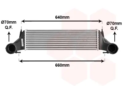 Інтеркулер BMW X5 E53 Van Wezel 06004421