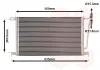 Конденсор кондиціонера BMW 3 E46/ X3 E83 04 &gt; 10 Van Wezel 06005215 (фото 1)