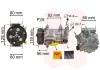 Компресор кондиціонера CITROEN BERLINGO/ PEUGEOT 207,208 Van Wezel 0900K255 (фото 1)