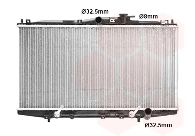 Радіатор охолодження двигуна ACCORD6 18i AT+-AC 98-02 Van Wezel 25002119