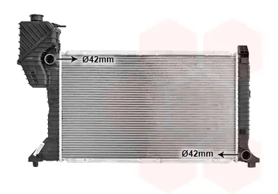 Радіатор охолодження MB Sprinter 2.3D/2.9TDI 95-00 (+AC, МКПП) Van Wezel 30002183