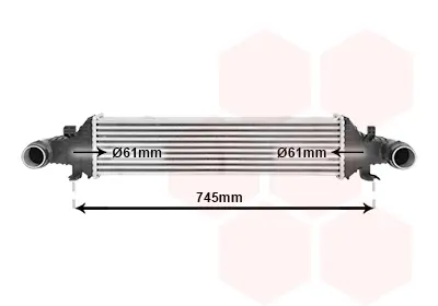 Інтеркулер MERCEDES SERIE 204/ CLAS/ GLK Van Wezel 30004593