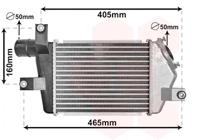 Інтеркулер MITSUBISHI L200/ PAJERO 07+ Van Wezel 32014702