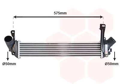 Інтеркулер NISSAN; RENAULT Van Wezel 43004346