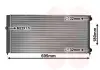 Радіатор охолодження двигуна GOLF3/VENTO AT/MT 91-98 Van Wezel 58002109 (фото 1)
