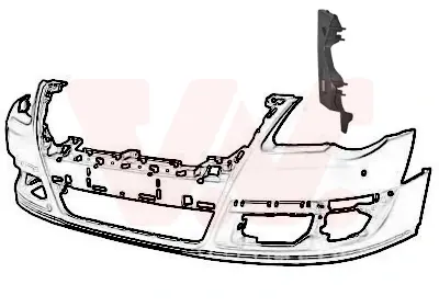Кронштейн кріплення бампера (переднього/L) VW Passat 05-10 Van Wezel 5839561