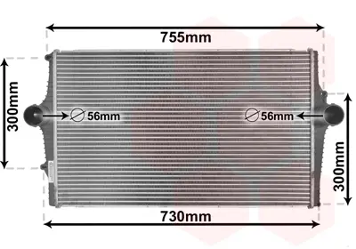 Інтеркулер VOLVO S60/V70/XC70 Van Wezel 59004136