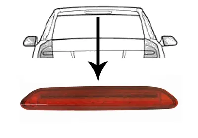 Додатковий стоп-сигнал SKODA OCTAVIA 04 > 08 Van Wezel 7622929