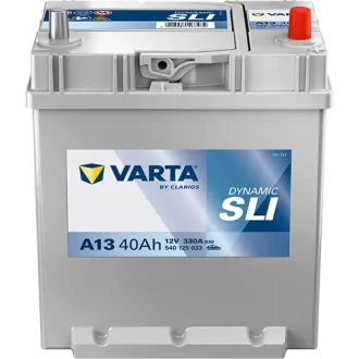 Акумулятор 12В 40Агод./330А (EN) Dynamic SLI (R+) 187x140x227 B01 - монтажний фланець 10.5мм (пусковий) VARTA 540125033K262