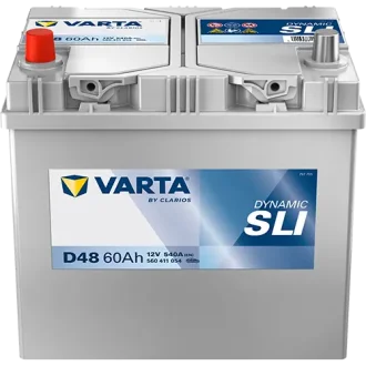Акумулятор 12В 60Агод./540А (EN) Dynamic SLI (L+) 232x173x225 B00 - без монтажного фланця (пусковий) VARTA 560411054K262