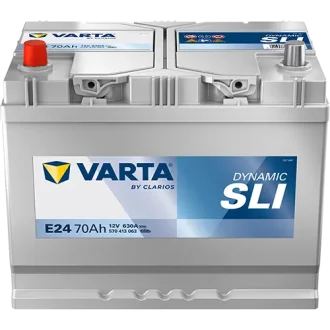 Акумулятор 12В 70Агод./630А (EN) Dynamic SLI (L+) 261x175x220 B01 - монтажний фланець 10.5мм (пусковий) VARTA 570413063K262