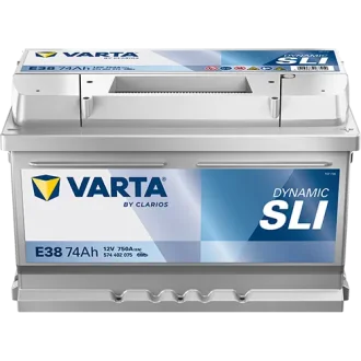 Акумулятор 12В 74Агод./750А (EN) Dynamic SLI (R+) 278x175x175 B13 - монтажний фланець 10.5мм (пусковий) VARTA 574402075K262