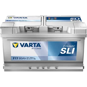 Акумулятор 12В 80Агод./740А (EN) Dynamic SLI (R+) 315x175x175 B13 - монтажний фланець 10.5мм (пусковий) VARTA 580406074K262