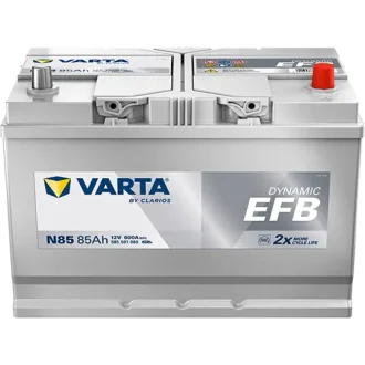 Акумулятор 12В 85Агод./800А (EN) Dynamic EFB START&STOP EFB (R+) 306x173x225 B01 - монтажний фланець 10.5мм VARTA 585501080K262