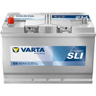 Акумулятор 12В 95Агод./830А (EN) Dynamic SLI (L+) 306x173x225 B01 - монтажний фланець 10.5мм (пусковий) VARTA 595405083K262