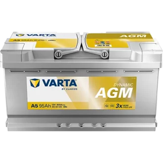 Акумулятор 12В 95Агод./850А (EN) Dynamic AGM START&STOP AGM (R+) 353x175x190 B13 - монтажний фланець 10.5мм VARTA 595901085K262