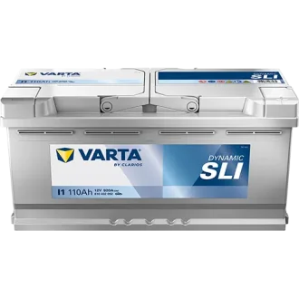 Акумулятор 12В 110Агод./920А (EN) Dynamic SLI (R+) 393x175x190 B13 - монтажний фланець 10.5мм (пусковий) VARTA 610402092K262