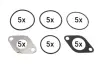 Комплект прокладок клапану EGR AUDI A3, Q7 SEAT ALTEA, ALTEA XL, CORDOBA, IBIZA III, IBIZA IV, IBIZA IV SC, LEON, TOLEDO III SKODA FABIA II, OCTAVIA II, ROOMSTER, ROOMSTER PRAKTIK 10.01-12.19 VEMO V10-63-0187 (фото 1)
