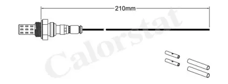 MAZDA лямбда-зонд (3 конт.) DEMIO (DW) 1.3 16V 98-03, DEMIO (DW) 1.3 i 16V 98-00 Vernet LS030079
