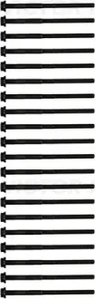 Комплект болтів з головкою системи TORX з чорного металу VICTOR REINZ 14-10987-01