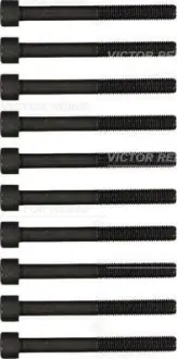 Комплект болтів з шестигранною головкою з чорного металу VICTOR REINZ 14-32184-01