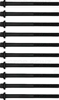 Комплект болтів з головкою системи TORX з чорного металу VICTOR REINZ 14-32374-01