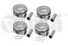 Поршень VW Golf V/ Passat/ Tiguan 1.4 TSI 06- (76.51mm/STD) (BMY, BLG, CAVD) (к-кт 4шт) Vika 11071702901 (фото 1)