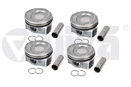 Поршень VW Golf V/ Passat/ Tiguan 1.4 TSI 06- (76.51mm/STD) (BMY, BLG, CAVD) (к-кт 4шт) Vika 11071702901