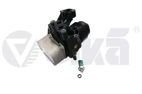 Корпус фільтру масляного VW Golf/Caddy/Crafter 2.0TDI 15-/Audi A3/Q2 1.6/2.0 TDI 15- (з радіатором) Vika 11151767301