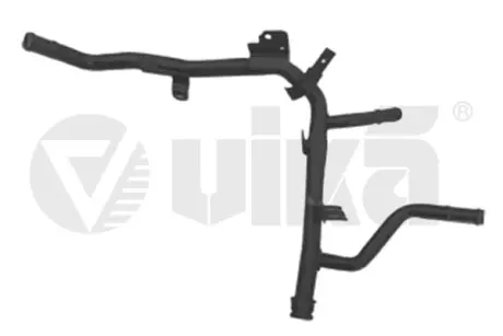 Патрубок системи охолодження Skoda Octavia/VW Golf IV 1.9 TDI 98-10 Vika 11210636601