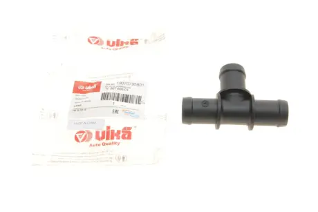 Фланець системи охолодження VW Golf/Jetta/Tiguan/Crafter/T4 91- (трійник) Vika 19070795801