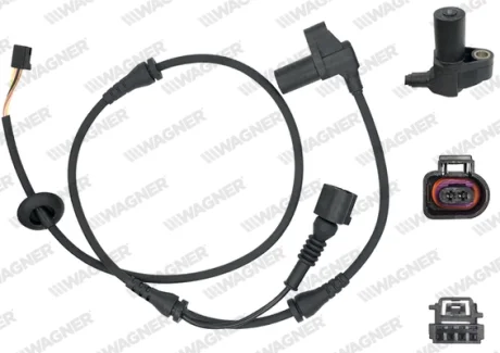 VW датчик ABS передн. Audi A4 00 WAGNER ABS00239