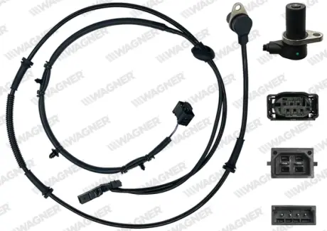 VW датчик ABS задн. лів. Audi A4 B6 00-05 WAGNER ABS00261